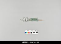 藏品(布袋戲道具-雙面戟)的圖片